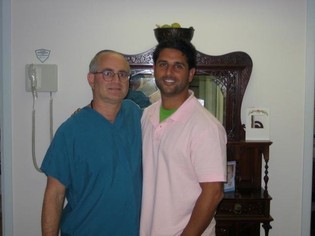Dr. Jeff Dorfman with Nova dental graduate, Dan Fenton.